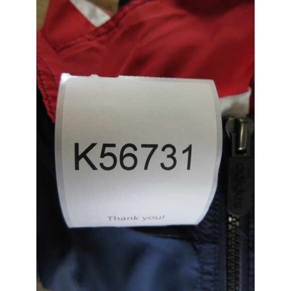 VINTAGE Adidas Jacket Large Track Warm Up Windbreaker 90s Retro Coat * - Picture 14 of 14